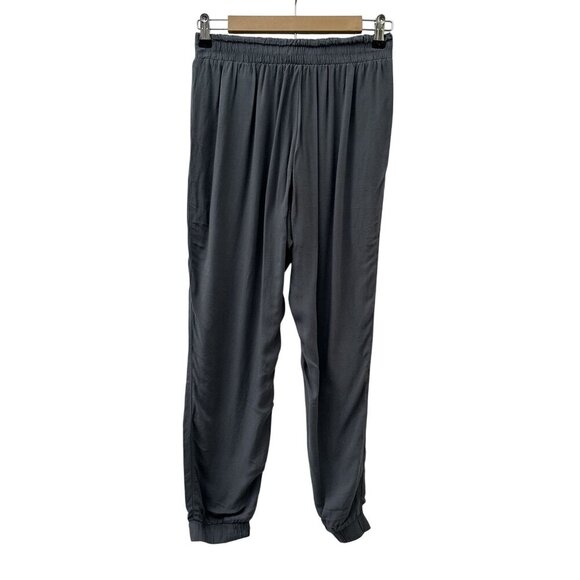 Hollister High-Rise Elastic Waistband Jogger Pants Lightweight Gray Women S - Picture 1 of 11